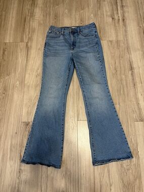 Madewell Medium Blue Flare Jeans
